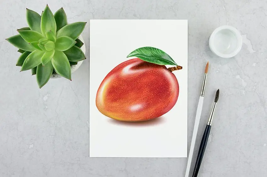 Comment dessiner une mangue – Un tutoriel de dessin de mangue facile pour les débutants