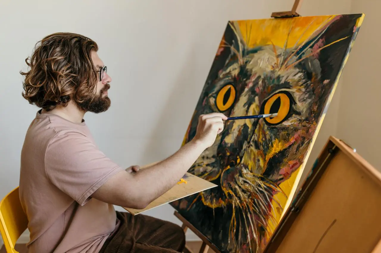 chevalet peintre