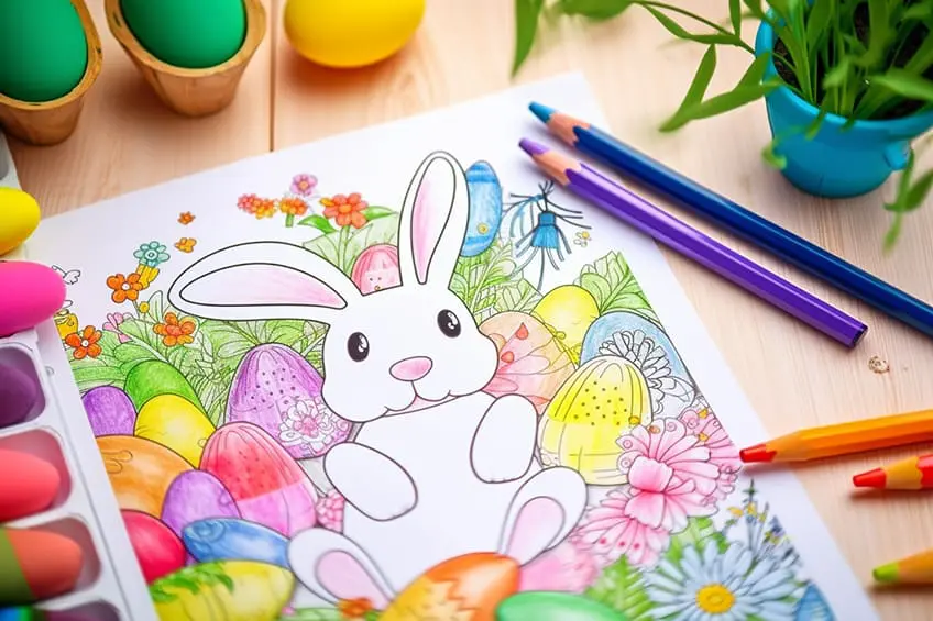 Coloriages de Pâques – Nouveaux et uniques imprimables de Pâques à colorier