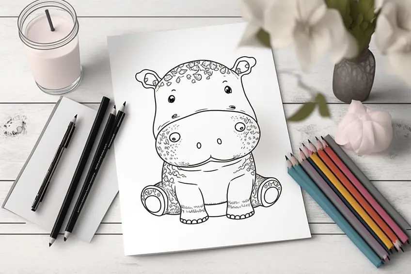 Pages de coloriage bébé animal – 15 imprimables uniques et gratuits