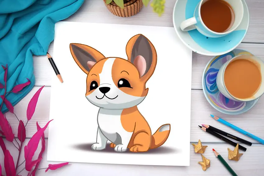 Comment dessiner un chiot – Dessinez un chiot ludique et mignon