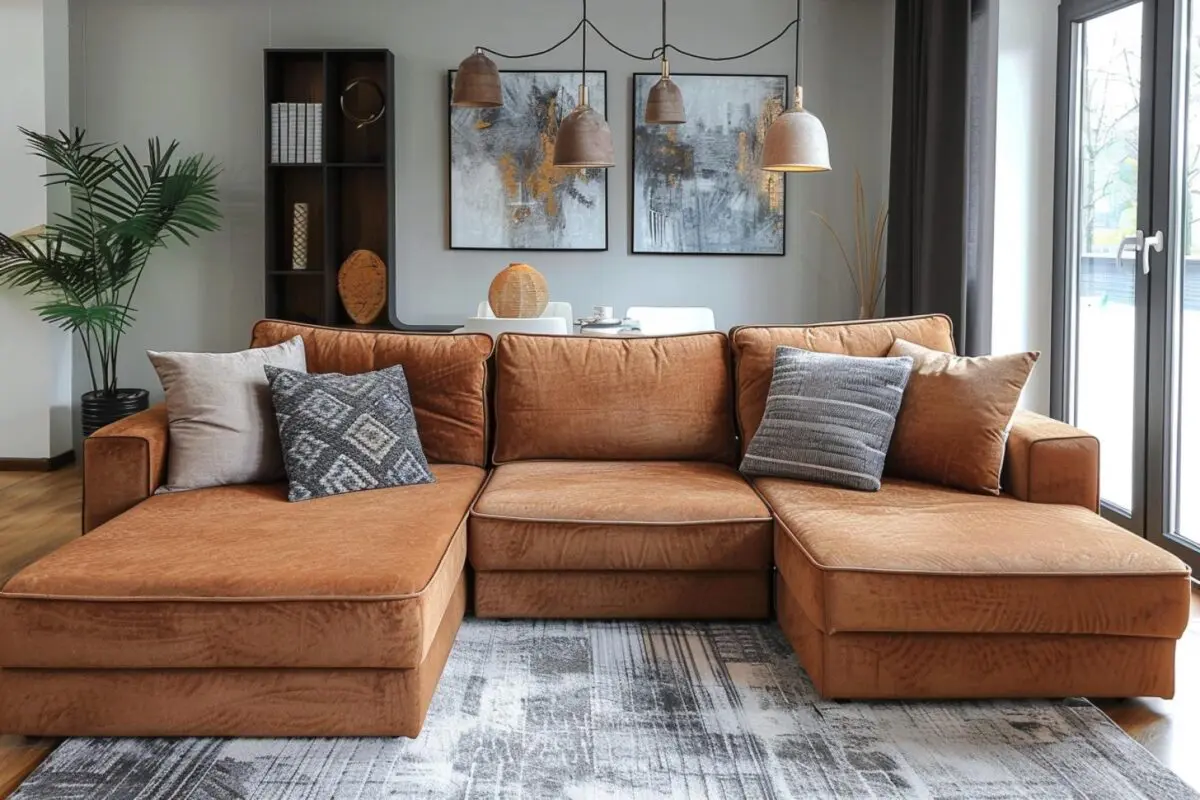 Quelle couleur associer avec un canapé marron ?
